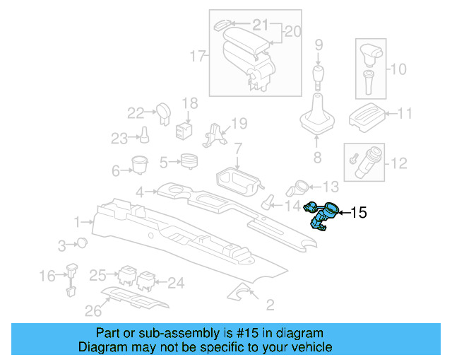 Power Outlet 1K0-919-309 - View 79