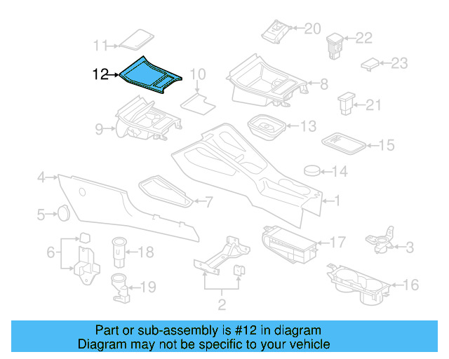 Front Trim 5K0-863-487-A-1QB - View 20