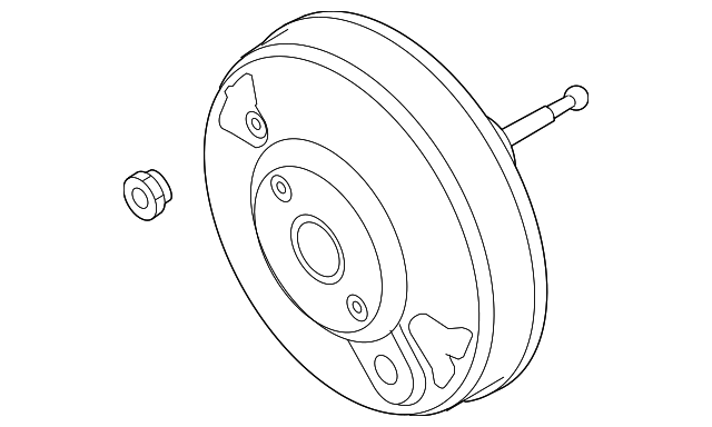 Power Brake Booster 1K1-614-106-AA - View 4