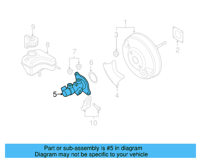 Master Cylinder 1K1-614-019-K - View 17