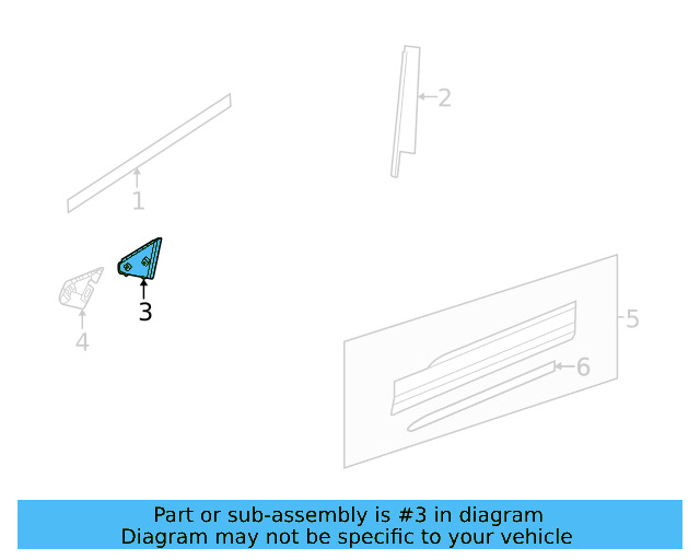 Corner Trim 2GJ-837-637-9B9