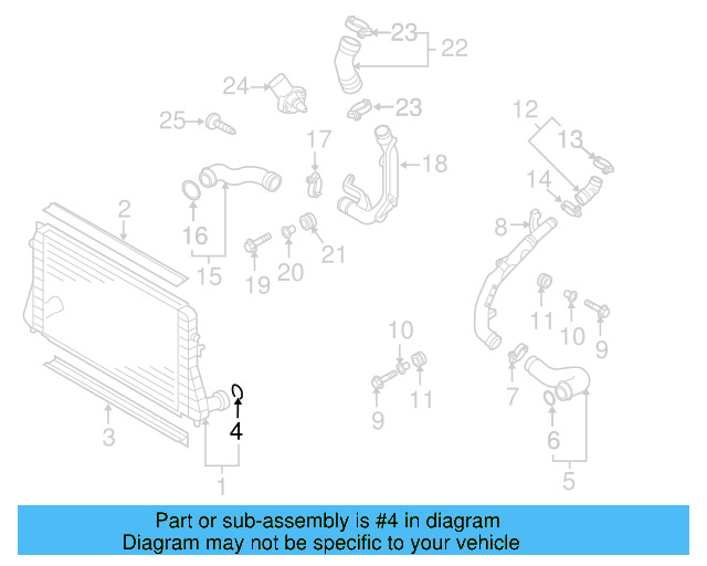 Pressure Hose Retainer Clip 1J0-145-769-H - View 26