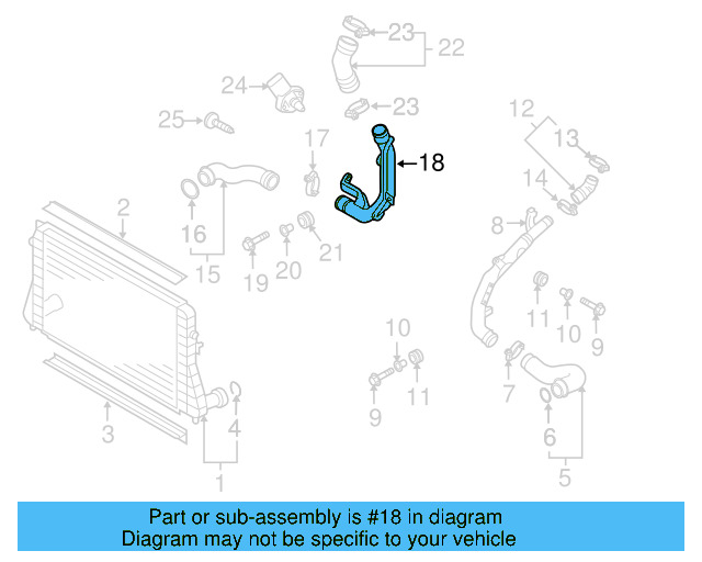 Pressure Pipe 1K0-145-770-AG - View 4
