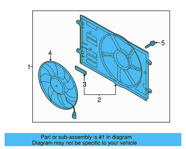 Fan Assembly 5Q0-121-203-DE - View 7