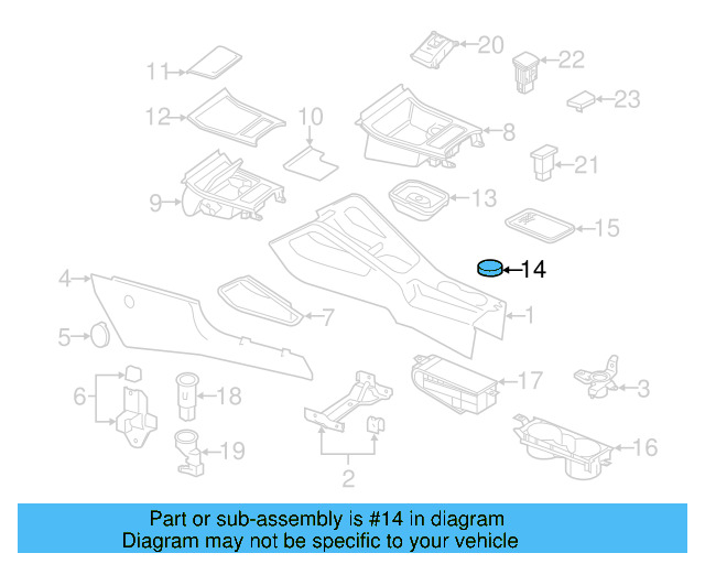 Cup Holder Insert 1Q0-863-135-95T