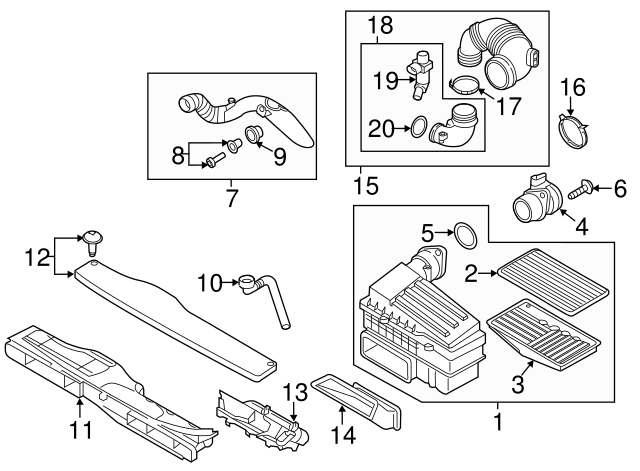Air Mass Sensor Seal 357-129-625-A - View 83