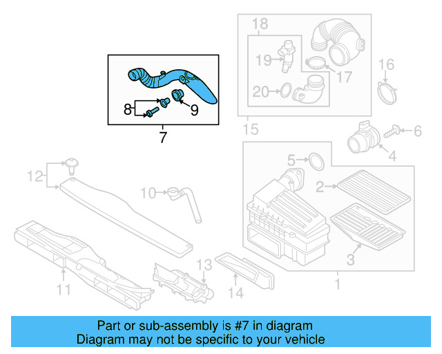 Intake Pipe 5Q0-129-565-K
