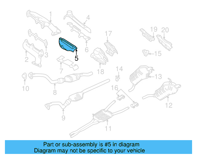 Heat Shield 078-253-037-C - View 3