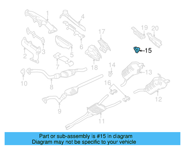 Muffler Bracket 4B0-253-144-K - View 4