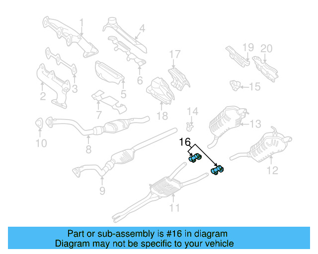 Muffler Clamp 191-253-141-E - View 2
