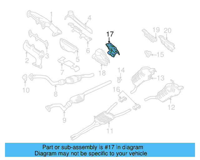 Heat Shield 8D0-804-159-AF - View 7