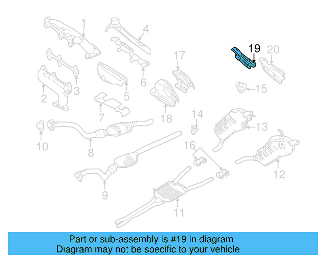 Heat Shield 8D0-804-159-AF - View 6