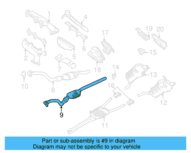 Converter & Pipe 8E0-253-057-X - View 4