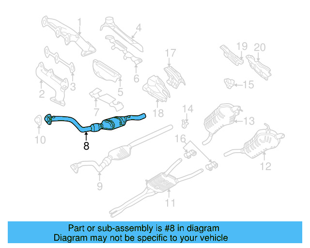 Converter & Pipe 8E0-253-096-KX - View 4