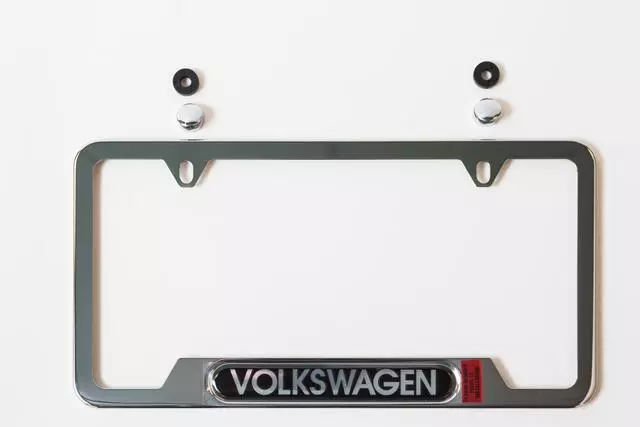 License Plate Frame, Volkswagen 5C0-071-801-P - View 6