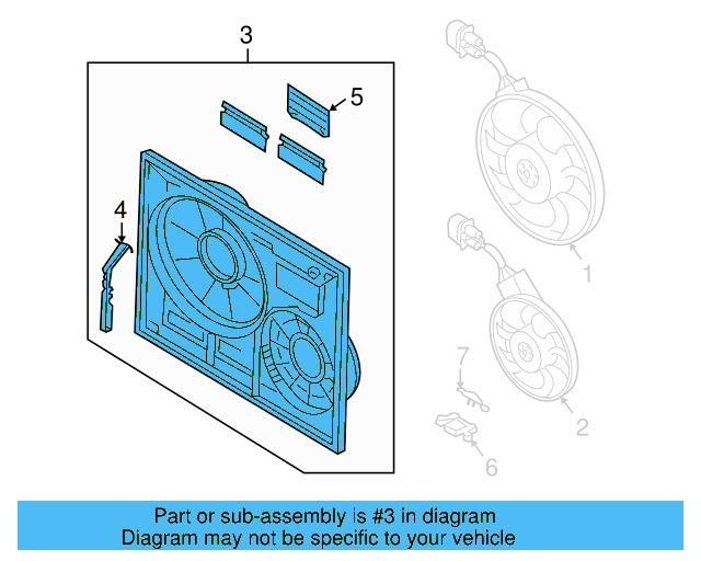 Fan Shroud 7L0-121-207-D - View 5