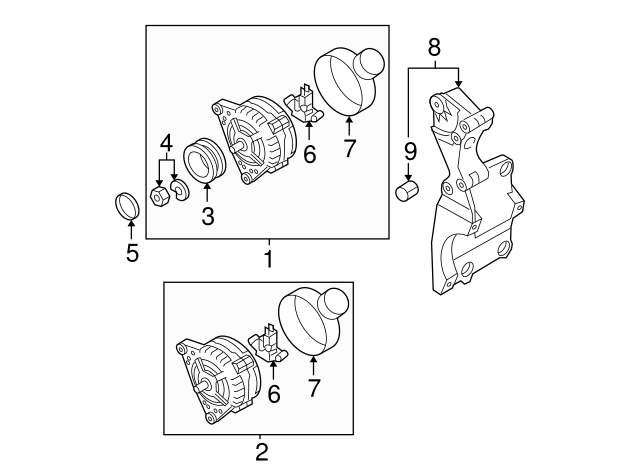 Alternator 06F-903-023-FX