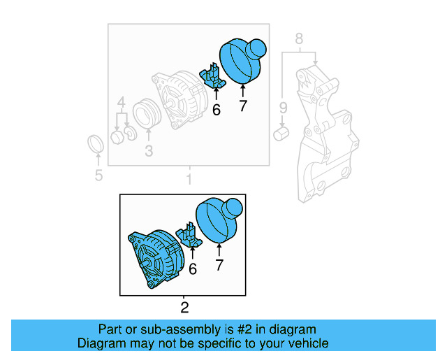 Alternator 06F-903-023-FX - View 49