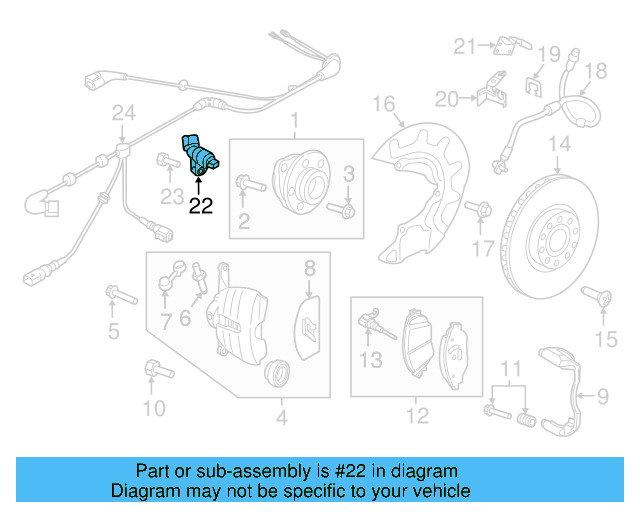 Rear Speed Sensor WHT-003-861-B - View 5