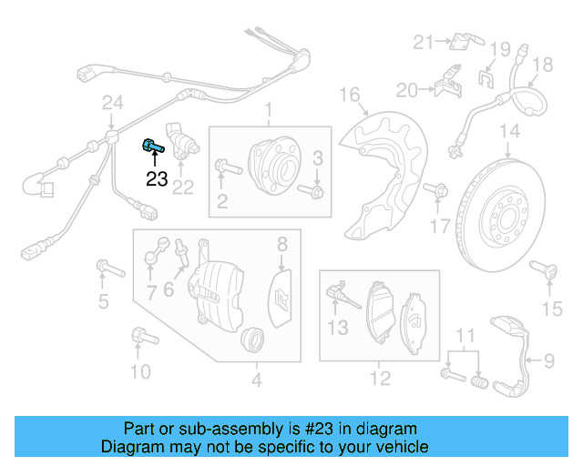 ABS Sensor Bolt N-105-464-03