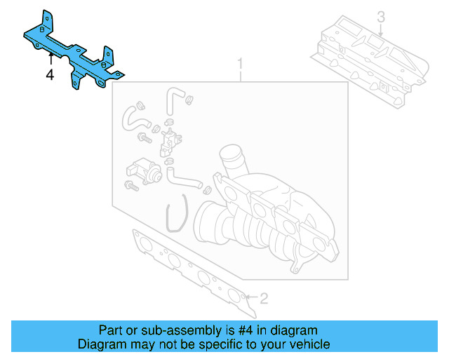 Cover Plate Holder 06J-145-383-D - View 2
