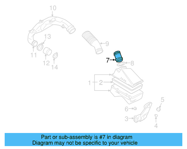 Mass Air Flow Sensor 038-906-461-B