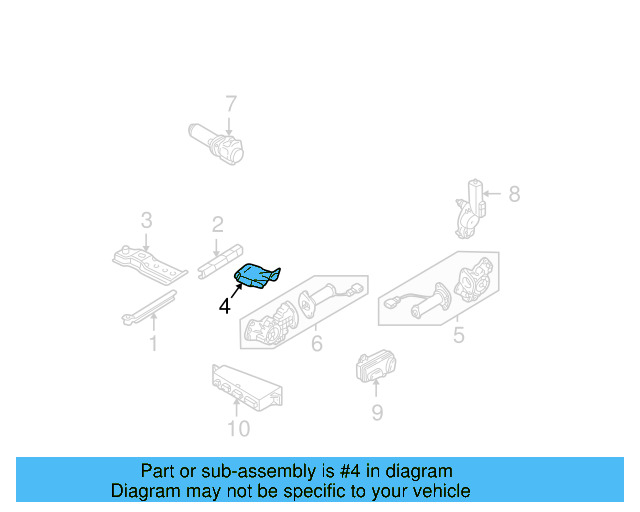 Seat Reinforced 1J0-802-181-B - View 2