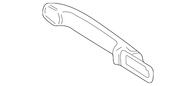 Handle, Outside (Unpainted) 3b0837207ggru - View 9