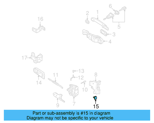Upper Hinge 6E0-831-401-C - View 3