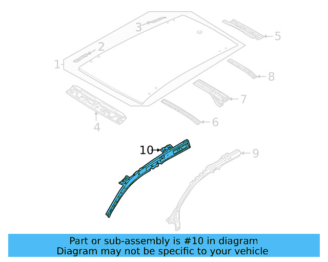 Rail Reinforced 2GJ-810-412-A - View 4