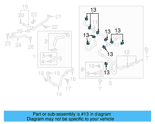 Tube Assembly 03L-122-157-H - View 5