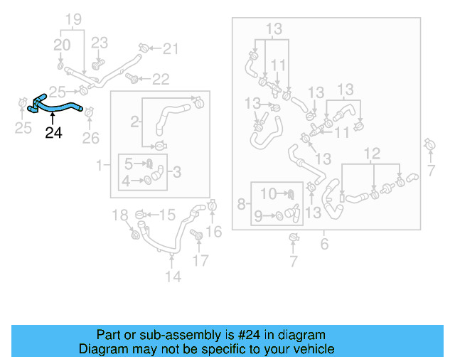 Connector Hose 5C0-122-058-D - View 6