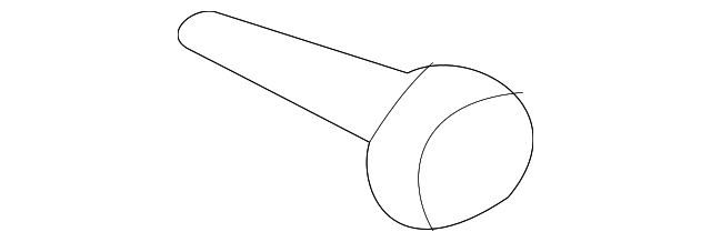 Upper Center Pillar Trim Screw N-105-995-01 - View 2