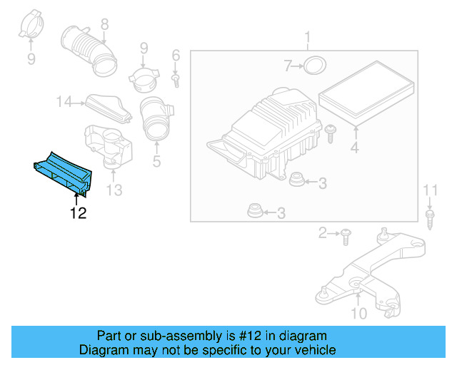 Inlet Duct 1K0-805-971-C-9B9 - View 52