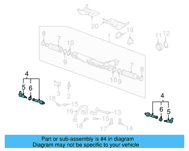 Tie Rod Assembly 4E0-419-801-E - View 4