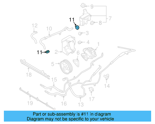 Reservoir Hose Clamp N-906-869-02 - View 6