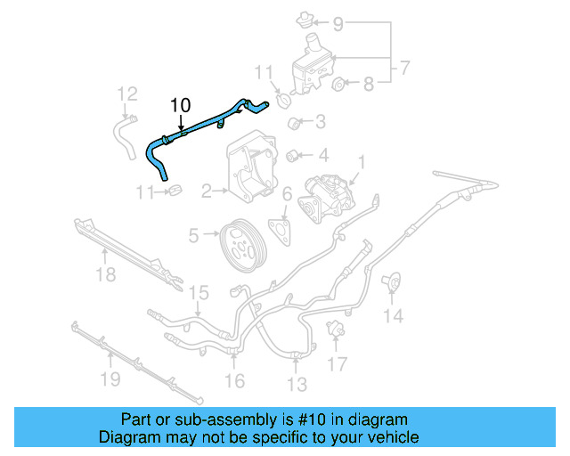 Suction Hose 3D0-422-887-AP - View 3
