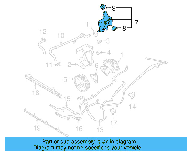 Reservoir Assembly 3D0-422-371-E - View 4