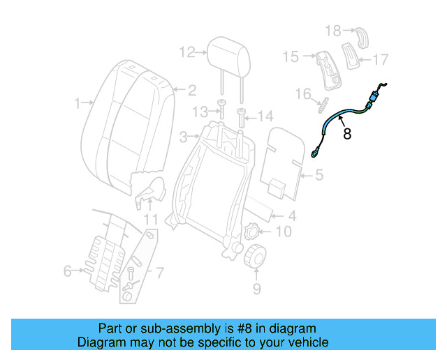 Release Cable 1K3-881-271-D - View 6