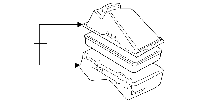 Air Cleaner Assembly 1J0-129-607-AE - View 8