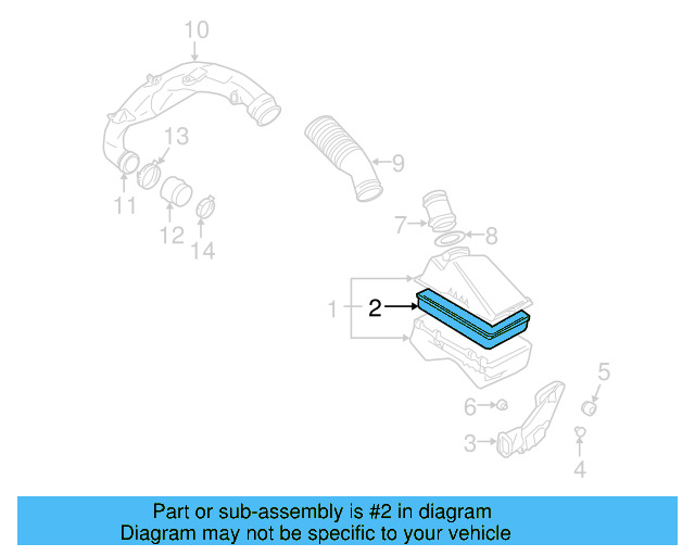 Air Filter 1J0-129-620 - View 24