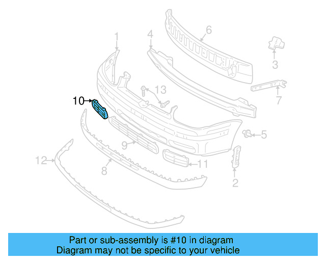 Air Grille 1E0-853-666-01C - View 3