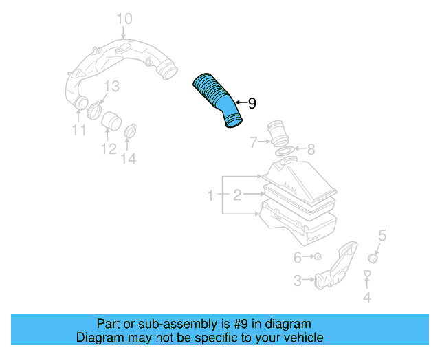 Connector Pipe 1J0-129-684-BC - View 3