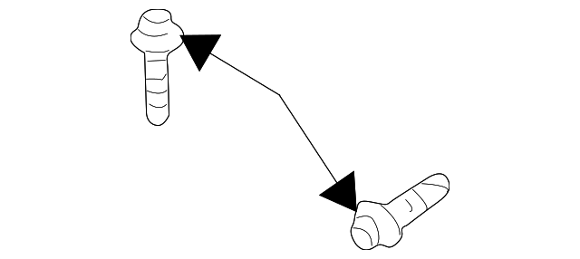 Bumper Cover Support Rail Bolt 6N0-807-199 - View 10