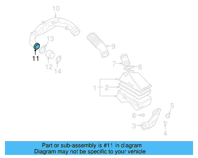 Heat Tube 1J0-906-391-B - View 7