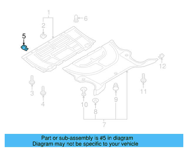 Fender Liner Screw N-907-750-01 - View 32