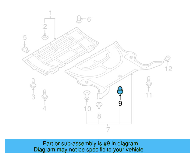 Rear Shield Plug N-907-546-01 - View 3