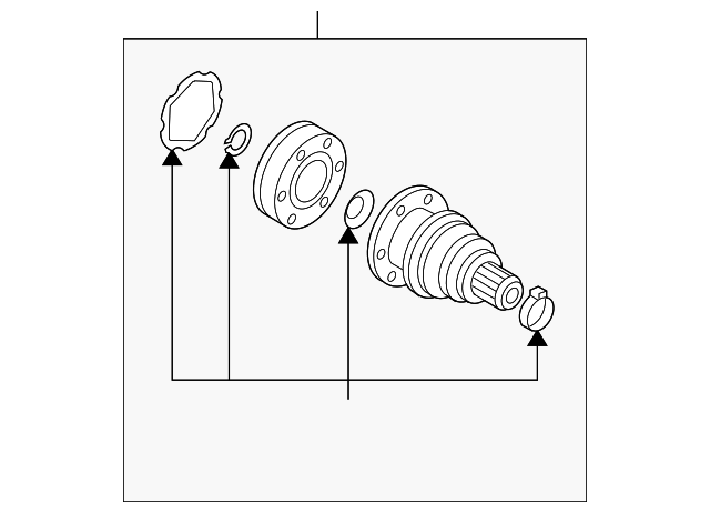Inner Joint Assembly 1K0-498-103-X - View 30