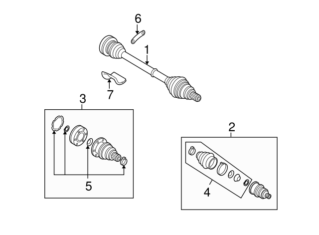 Inner Joint Assembly 1K0-498-103-X - View 31