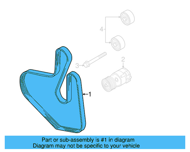Serpentine Belt 022-145-933-AP - View 14